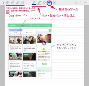 GoodNotes機能
